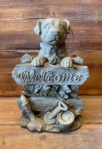 Stone garden labrador golden - garden,