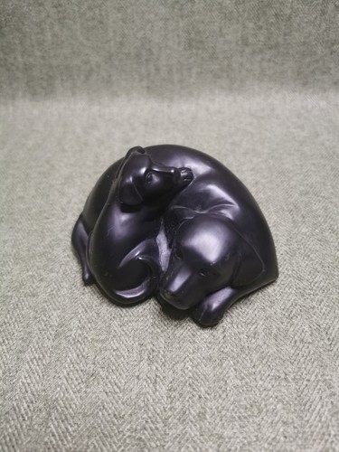 Black labrador puppy - black, dog