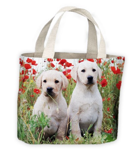 Oro labrador cuccioli borsa - cuccioli,