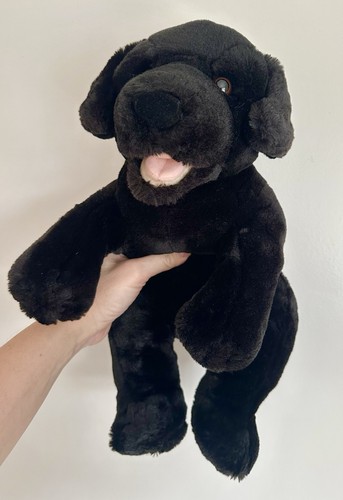Peluche cane labrador nero - peluche,