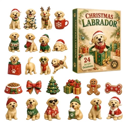 Calendario avvento labrador - calendario,