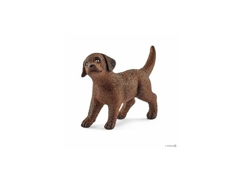 Schleich labrador puppy - puppy, brown